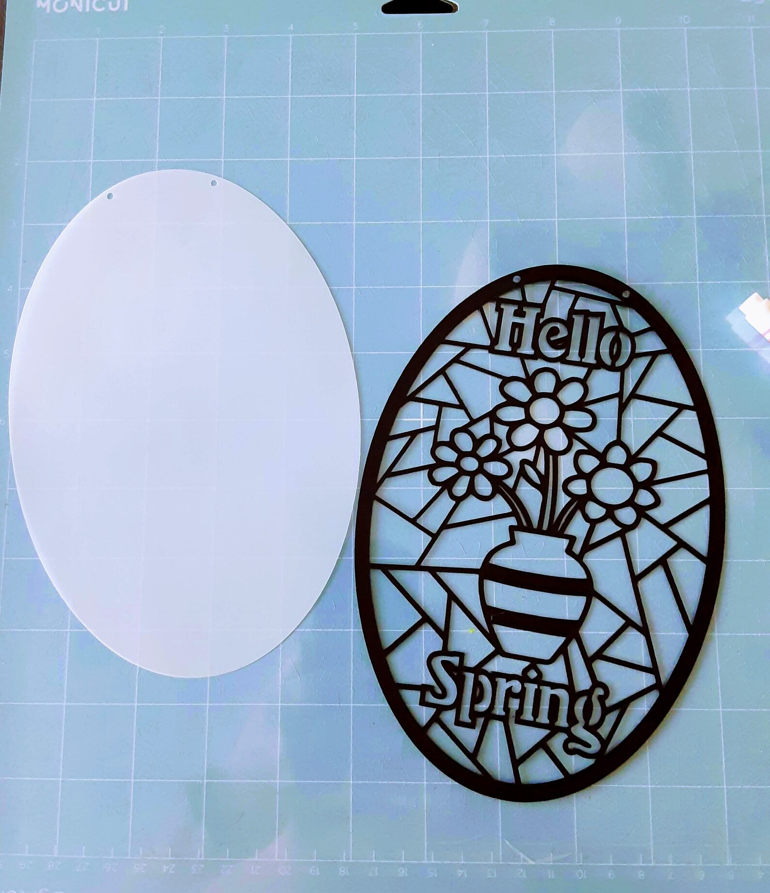DIY Spring Suncatcher SVG File for Cricut or Silhouette Etsy UK
