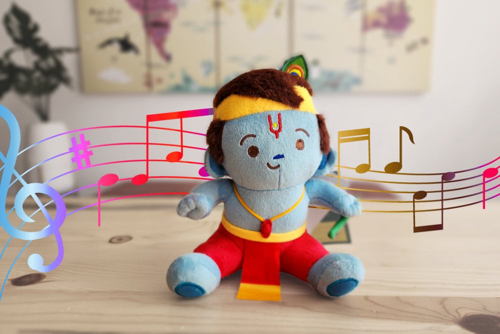 Lord krishna teddy bear top