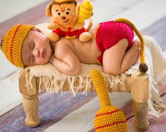 Matching Hanuman Crochet Set