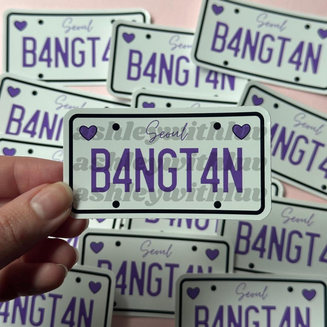 Bts Arirang License Plate Frame - Etsy