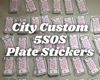 CITY custom* Sauce License Plate Sticker