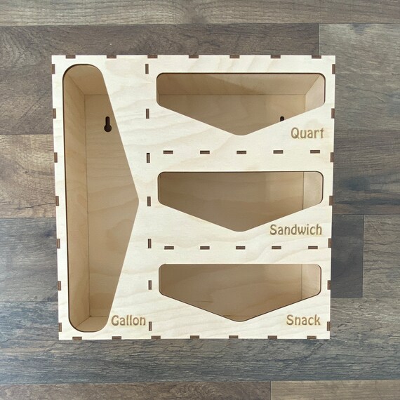 Ziploc bag storage organizer bag organizer sandwich bag Etsy