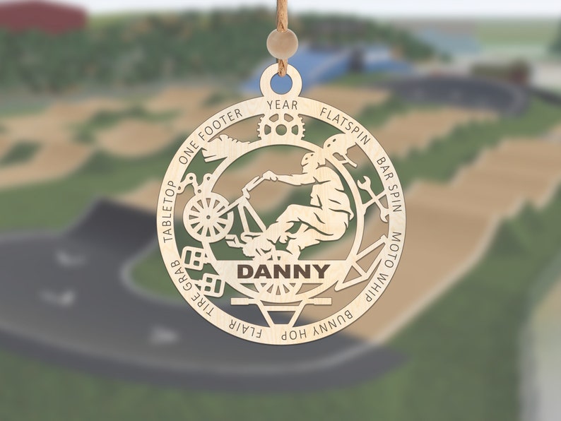 Bmx Christmas Ornament 
