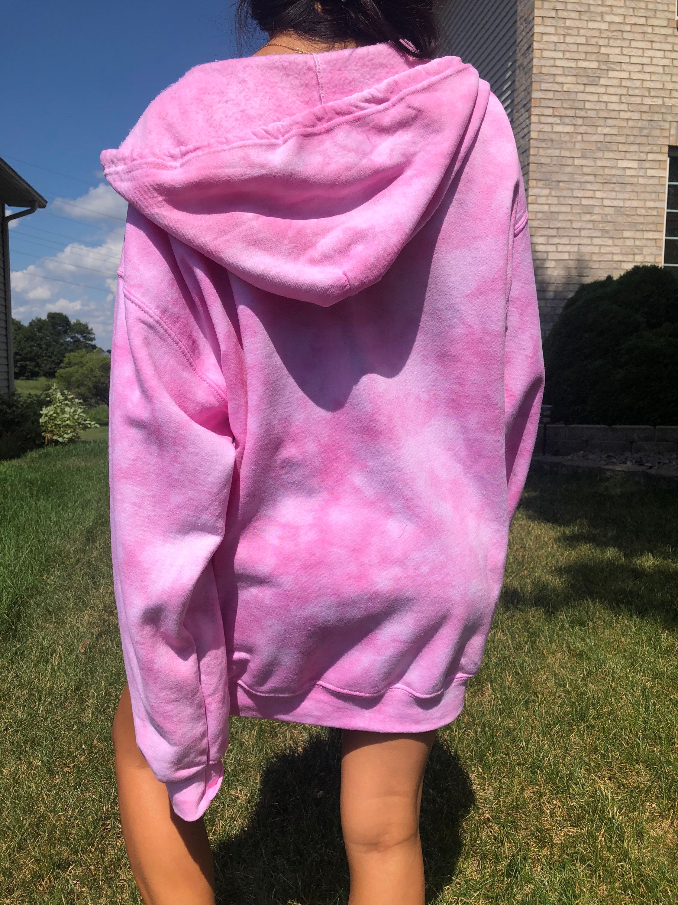 Marble tiedye zip up hoodie Etsy