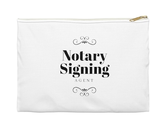 Notary Signing Agent Notary Bag - Pen and Accessory Pouch