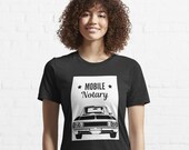 Mobile Notary Vintage Car Notary T-Shirt Unisex Notary Public Shirt