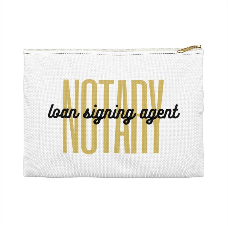 Notary Loan Signing Agent Script Notary Bag | Pen and Accessory Pouch