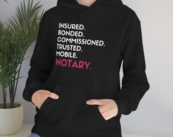 Notary Period Notary Hoodie | Unisex Heavy Blend™ Hooded Sweatshirt