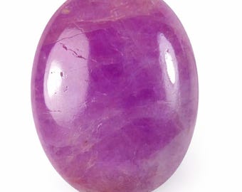 AAA+ roze kunziet edelsteen cabochon, natuurlijke losse steen (31 x 24 x 8 mm, 68 kt)