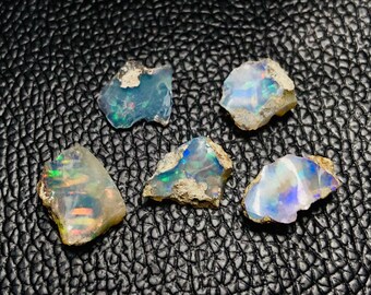 天然エチオピア産オパール原石、13カラット、13x10x5～15x9x4 mm