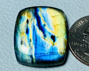 AAA Quality Labradorite Gemstone Loose Labradorite Stone Labradorite Jewelry 27x22x6MM 40 Cts #MU-916