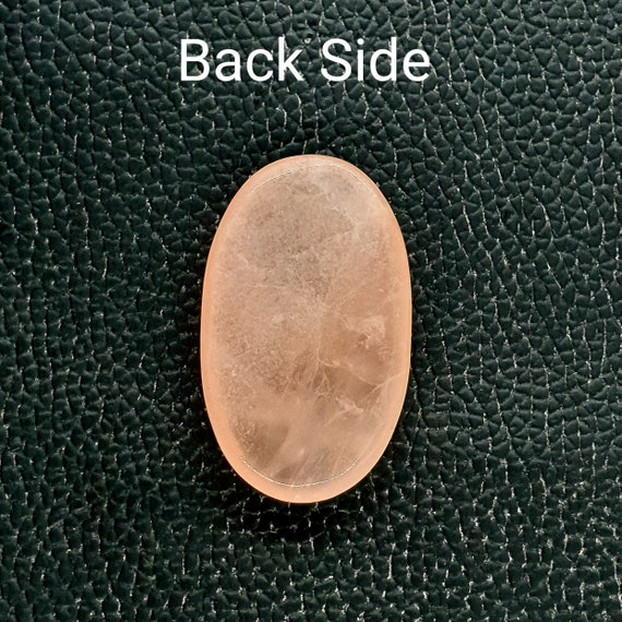 2 Pierres Précieuses Naturelles Scolocite Rose Ovale - Cabochon 136 Carats - Inde