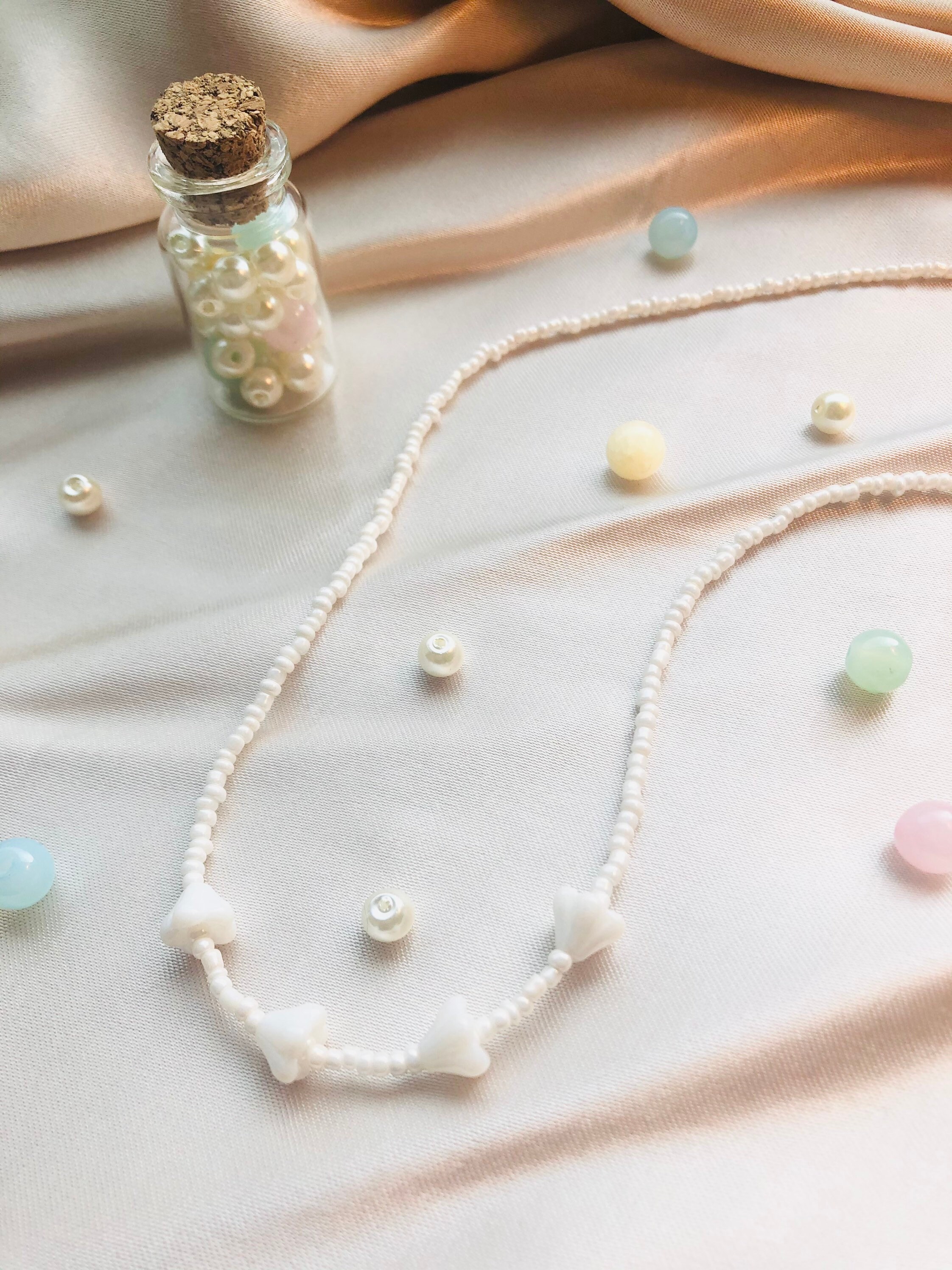 Marshmallow Necklace Etsy