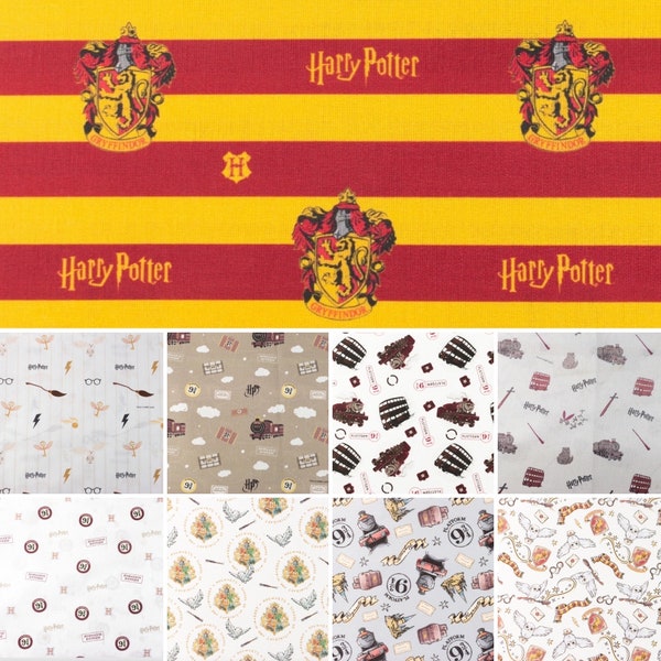 Baumwollstoff Harry Potter Lizenzstoff Stoff Baumwolle Harry Potter verschiedene Muster ab 0,5m