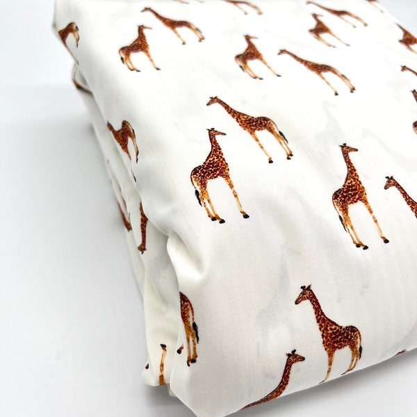 Tissu en coton girafe tissu coton girafe à partir de 0,5 m