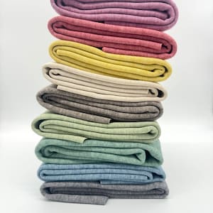 Fine knit fabric in various colors from 0.5 m
