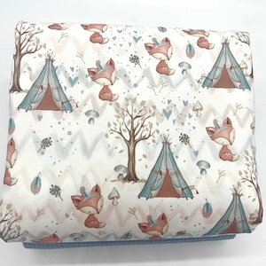 Cotton fabric premium cotton fabric fox forest animals forest friends from 0.5 m