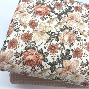 Cotton fabric vintage flowers Fabric cotton vintage flowers from 0.5 m