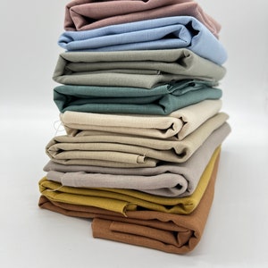 Linen fabric washed linen linen fabric in different colors from 0.5 m