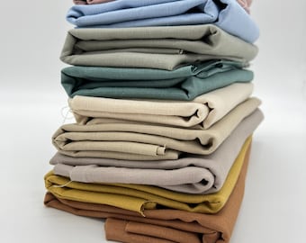 Linen fabric washed linen linen fabric in various colors from 0.5 m