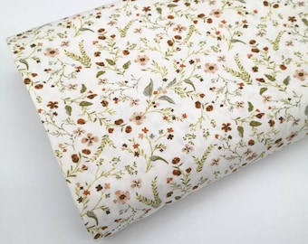 Cotton fabric meadow flowers millefleurs from 0.5 m