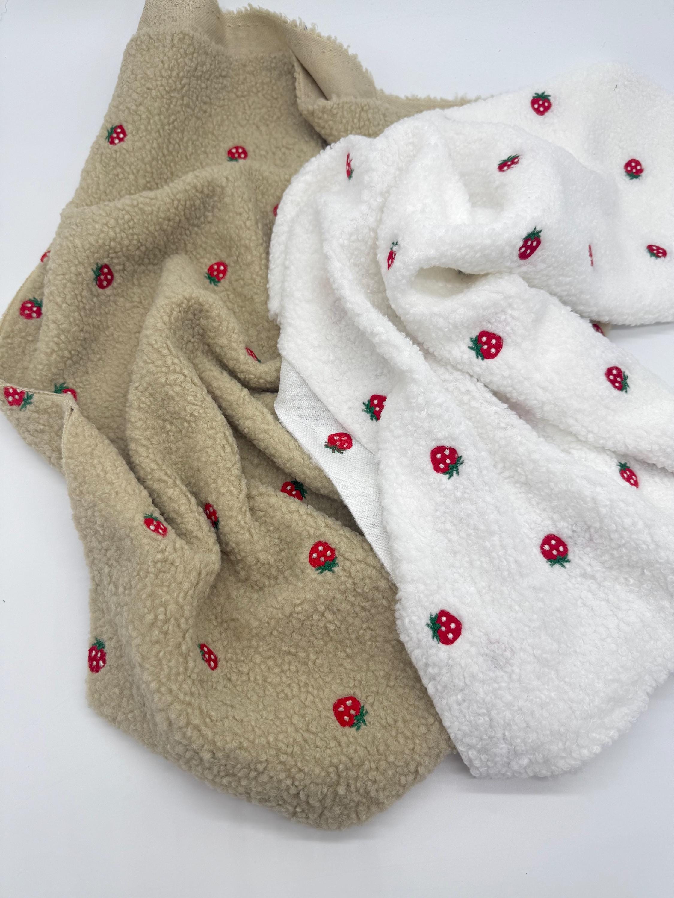 Fleecestoff mit punkten