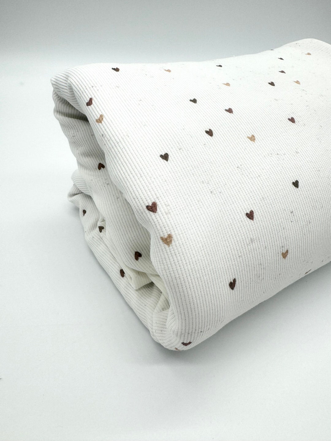 Rippenjersey Stoff - Ökotex Zertifizierte Baumwolle Mit Elasthan Für Baby- & Kinderkleidung