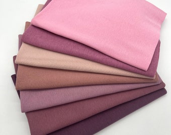 Bündchen Bündchenstoff in rosa Tönen verschiedene Farben Schlauchware ab 0,25m