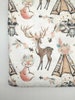 Cotton Fabric Premium Cotton Fabric Forest Animals Boho Forest Friends 