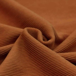Ottoman Rib Jersey Meterware - Rippenjersey Stoff Oeko-Tex 25+ Farben