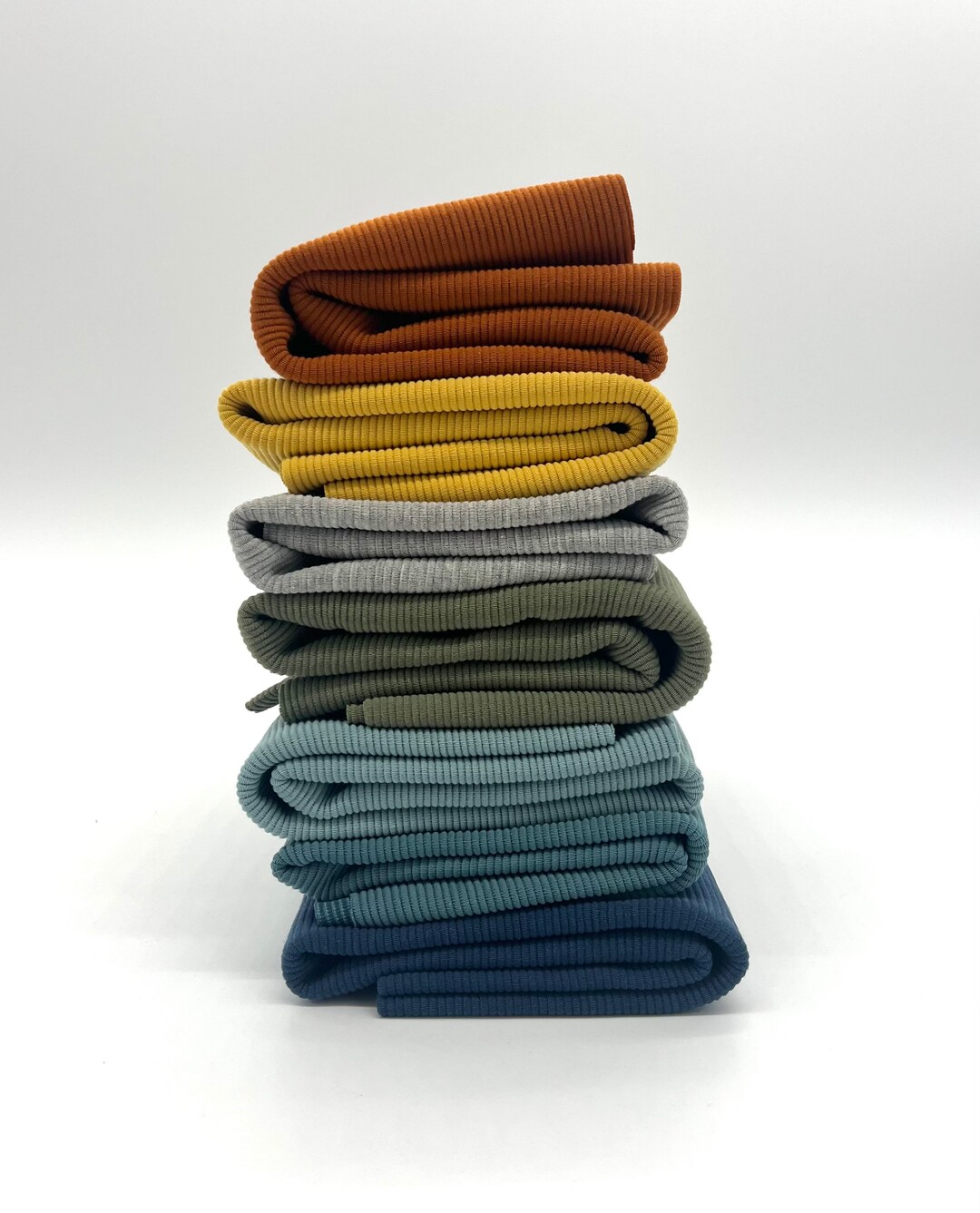 Ottoman Rib Jersey Rib Jersey in Various Colours From 0.5 M - Etsy
