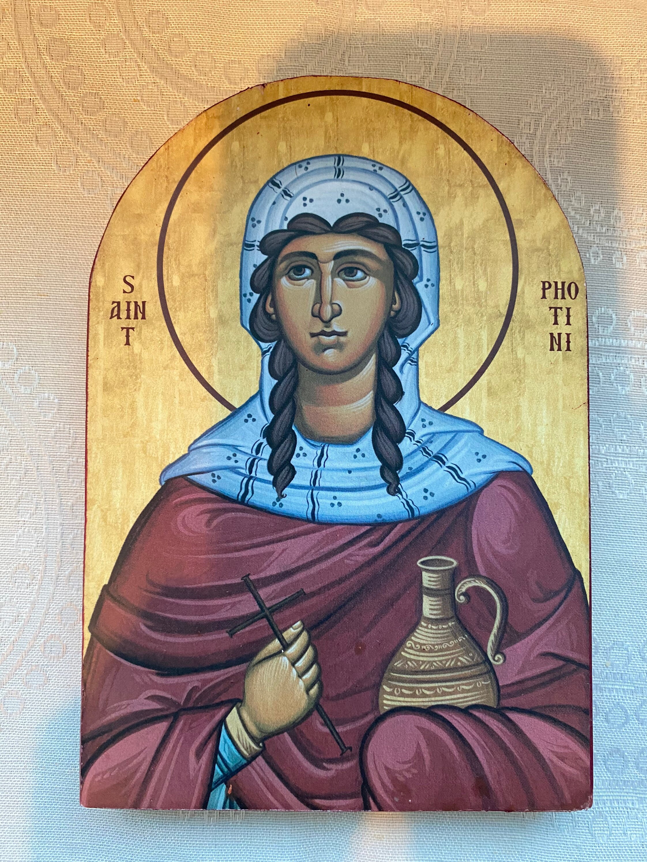 Saint Photini The Samaritan woman icon | Etsy