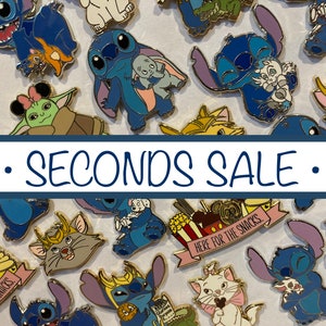 SECONDS PIN SALE Stitch Marie Aristocats Grogu Snacks magicalstudioco Bild 1