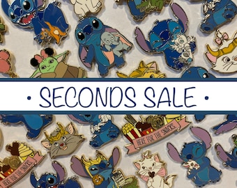 SECONDS PIN SALE! - Stitch - Marie - Aristocats - Grogu - Snacks - @magicalstudioco