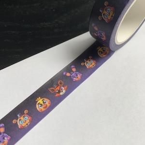Ruban adhésif Washi FNAF - Five Nights at Freddy's - Ruban adhésif Washi pour jeu d'horreur - @Magicalstudioco