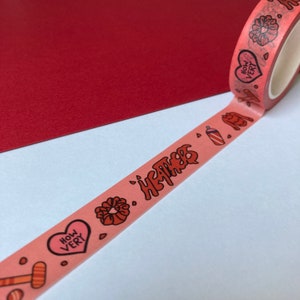 Heathers Musical Washi Tape - Musical Inspired Washi Tape - Cute Kawaii Washi - @magicalstudioco