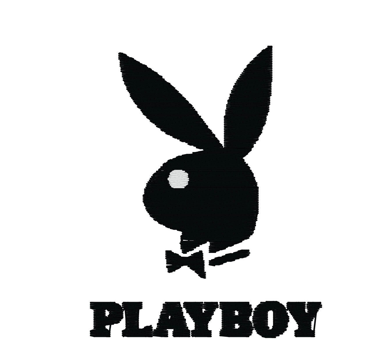 Playboy Rabbit Embroidery Brother PES Instant Download File Etsy