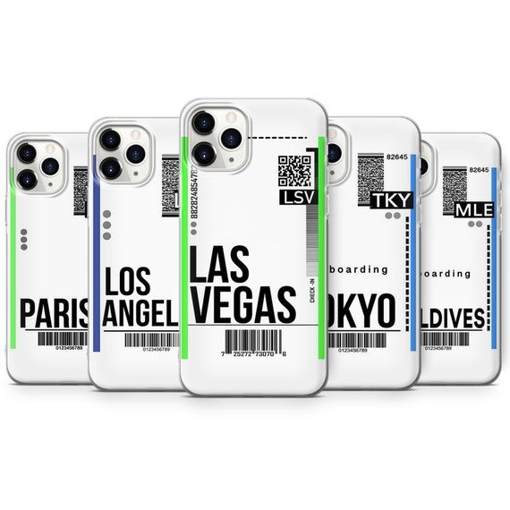 Las Vegas Boarding Pass iPhone Case - Blanc Space