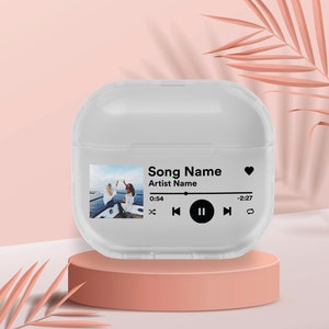 Custom Music Plaque AirPods Case Album Cover for AirPods 4 AirPods 1 Gen AirPods 2 Gen AirPods Pro 2 AirPods 3 Galaxy Buds+ Buds 2 Pro Live image 5