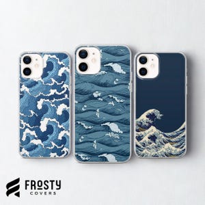 Wave Phone Case, Kanagawa Ocean Art Cover for iPhone 17 Pro Max, 16e, 15, 14, 13 & Samsung S26 Ultra, S25 FE, A57, A56, Pixel 10, 9A