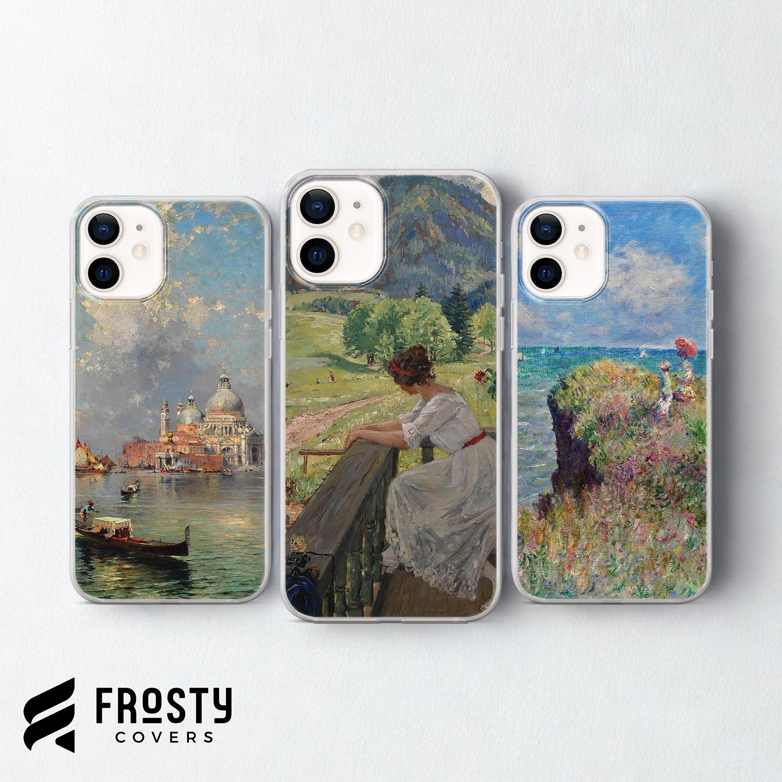 絵画風スマホケース 有名アートカバー iPhone 17 Pro Max、16e、15、14