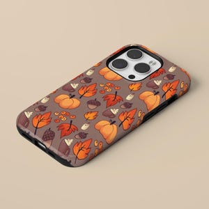 Herbst Handyhülle Herbst Blätter Cover für iPhone 16 Pro Max, 15 Plus, 14, 13, 12, 11, XS & Samsung S25, S24, A56, A55, Pixel 9 Pro, 8
