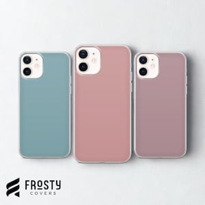 Pastel Coloured Phone Case Matte Cover for iPhone 17 Pro Max, 16e, 15, 14, 13 & Samsung S26 Ultra, S25 FE, A57, A56, Pixel 10, 9A
