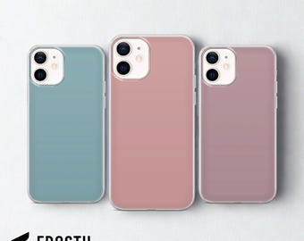 Pastel Coloured Phone Case Matte Cover for iPhone 17 Pro Max, 16e, 15, 14, 13 & Samsung S26 Ultra, S25 FE, A57, A56, Pixel 10, 9A