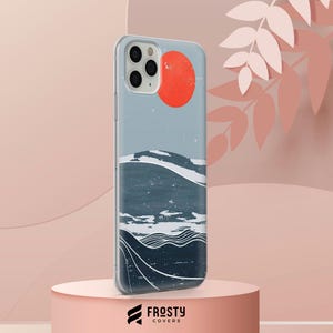 Mountains Phone Case, Abstract Moon Cover for iPhone 17 Pro Max, 16e, 15, 14, 13 & Samsung S26 Ultra, S25 FE, A57, A56, Pixel 10, 9A image 5
