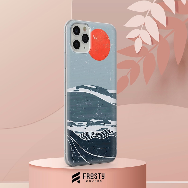 Mountains Phone Case, Abstract Moon Cover for iPhone 17 Pro Max, 16e, 15, 14, 13 & Samsung S26 Ultra, S25 FE, A57, A56, Pixel 10, 9A image 5