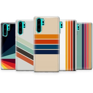 Retro Stripes Phone Case Aesthetic vintage Cover adapté pour iPhone 15 Pro Max, 14 Plus, 13, 12, 11, XR et Samsung S24, S23, A54, A53, Pixel 8 image 8
