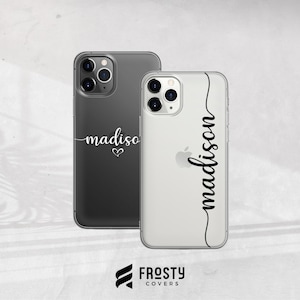 Funda personalizada con nombre para iPhone 17 Pro Max, 16e, 15, 14, 13 y Samsung S26 Ultra, S25 FE, A57, A56, Pixel 10, 9A