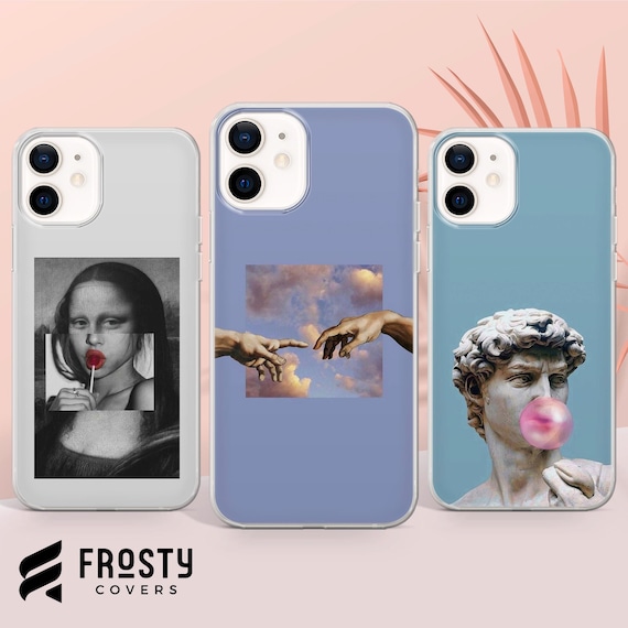 Aesthetic Art Phone Case Modern Statue Cover for iPhone 16 Pro Max