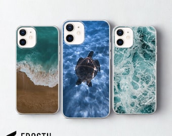 Ocean Wave Phone Case Beach Sunset Cover Fit for iPhone 17 Pro Max
